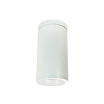 Nora Lighting NYLD2-6S10127MPWW - Cylinder - 6 Inch Cobalt Surface Mount Cylinder, White, 1000L, 2700K, Matte Powder White Reflector, 120V Triac/ELV Dimming