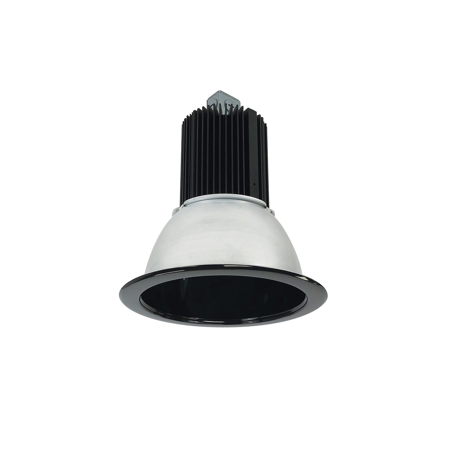 Nora Lighting NC2-631L1540MBSF - Recessed - 6 Inch Sapphire II Open Reflector, 1500lm, 4000K, 40-Degrees Narrow Flood, Black Self Flanged