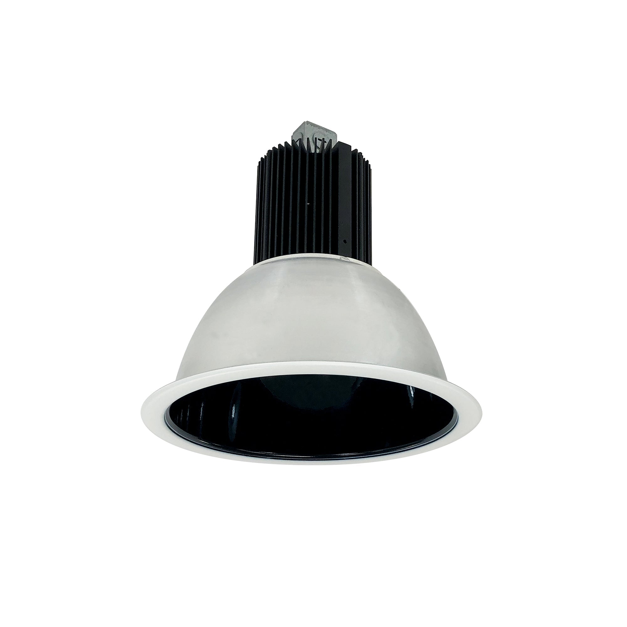 Nora Lighting NC2-831L2540FBWSF - Recessed - 8 Inch Sapphire II Open Reflector, 2500lm, 4000K, 60-Degrees Flood, Black/White