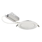 Nora Lighting NEFLINTW-R6MPWLE4 - Recessed - 6 Inch E-Series FLIN Round LED Downlight Selectable 5CCT, Matte Powder White Finish, 120-277V