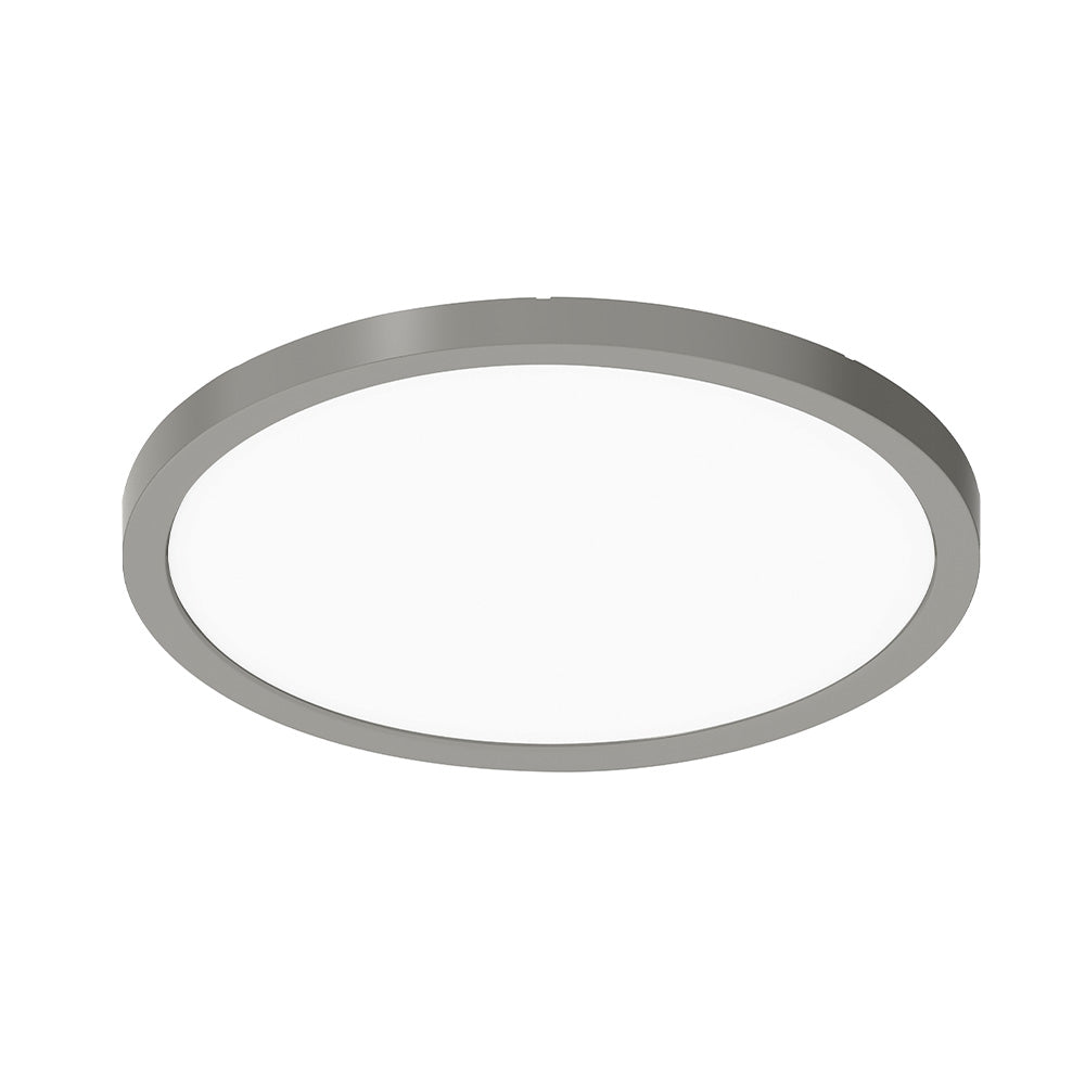 Nora Lighting NELO-12RTWMPW Surface 12″ ELO LED Surface Mount Luminaire with Selectable CCT, 1750lm / 24W, Matte Powder White Finish.