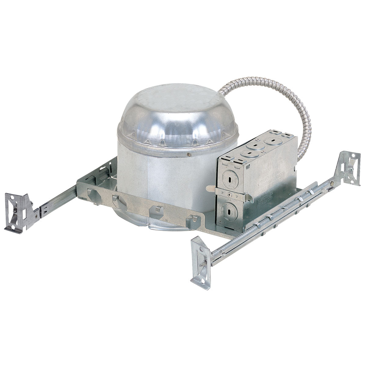 Nora Lighting NHIC-27LMRAT/4W - Recessed - 6 Inch Shallow, IC, AT LED Dedicated New Construction Housing , 120/277V, Wired for Univ. Dimming
