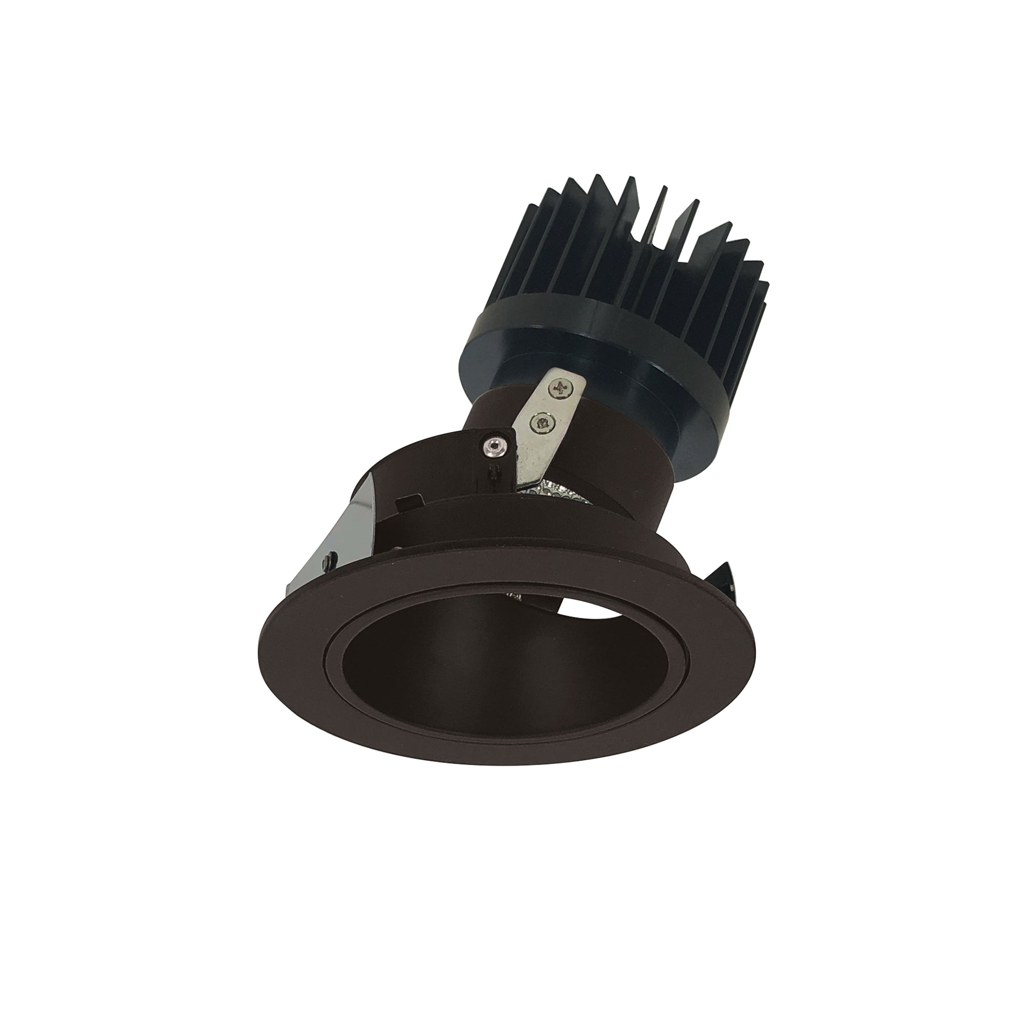 Nora Lighting NIO-4RD27XBZ/HL - Recessed - 4 Inch Iolite LED Round Adjustable Deep Reflector, 1500lm/2000lm (varies by housing), 2700K, Bronze Reflector / Bronze Flange