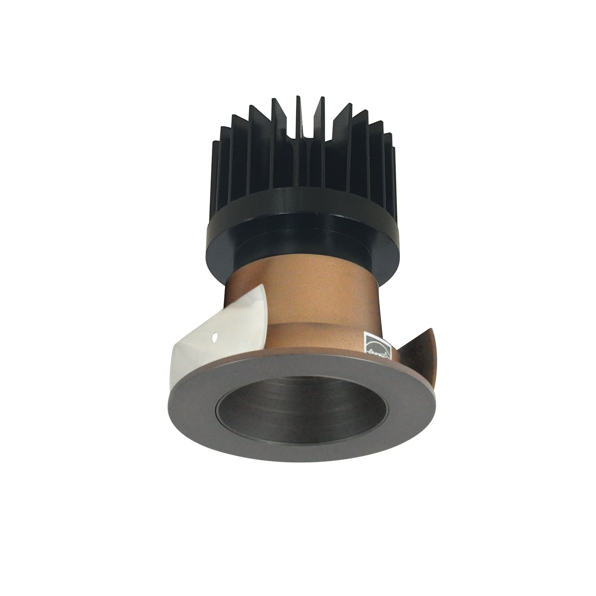 Nora Lighting NIOB-2RNDC50XBZ/HL - Recessed - 2 Inch Iolite LED Round Reflector, 1500lm/2000lm/2500lm (varies by housing), 5000K, Bronze Reflector / Bronze Flange