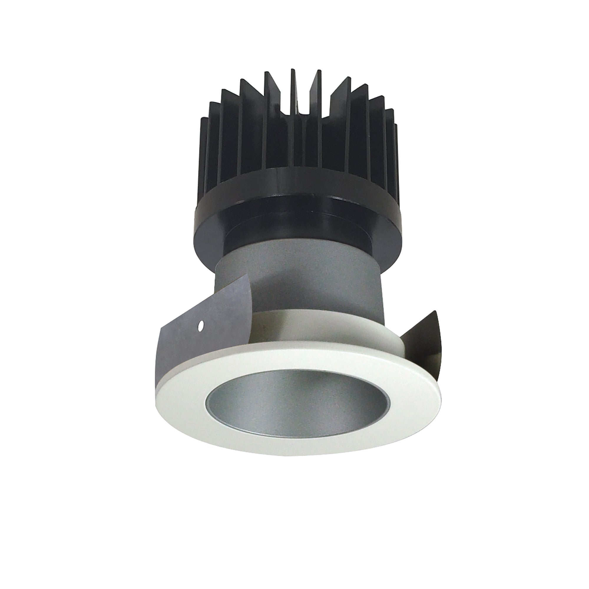 Nora Lighting NIOB-2RNDC50XHW/HL - Recessed - 2 Inch Iolite LED Round Reflector, 1500lm/2000lm/2500lm (varies by housing), 5000K, Haze Reflector / White Flange