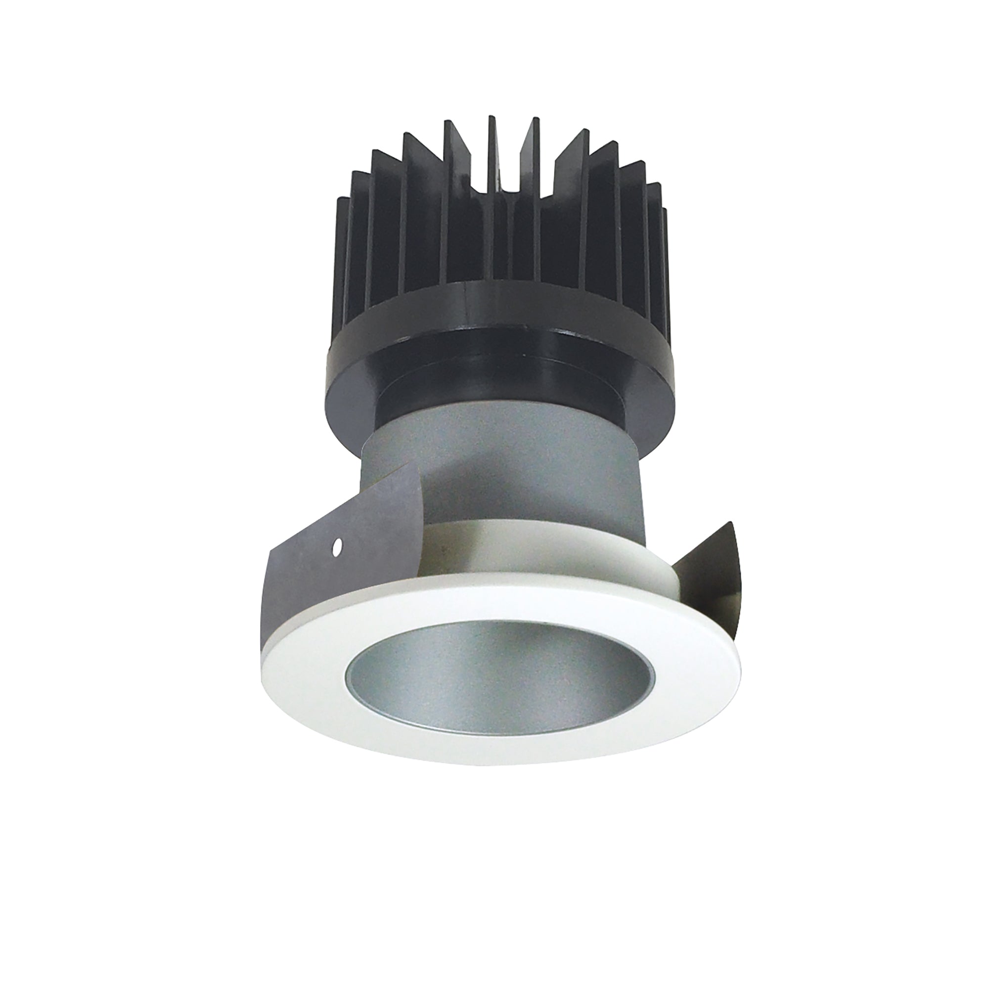 Nora Lighting NIOB-2RNDC40XHZMPW/HL - Recessed - 2 Inch Iolite LED Round Reflector, 1500lm/2000lm/2500lm (varies by housing), 4000K, Haze Reflector / Matte Powder White Flange
