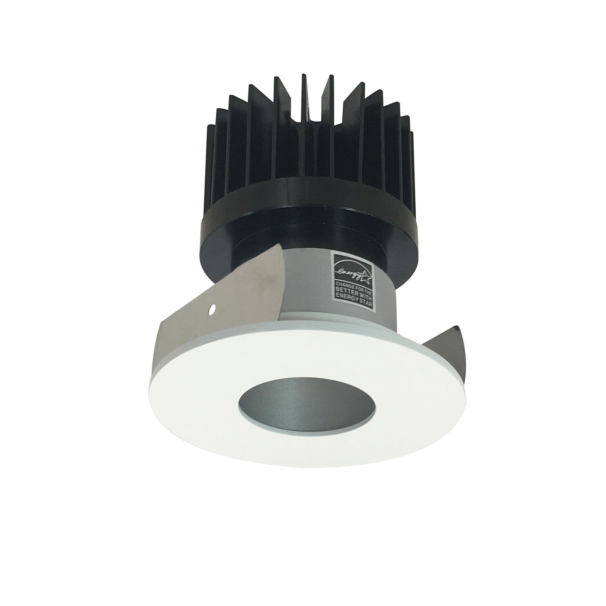Nora Lighting NIOB-2RPH35XHZMPW/HL - Recessed - 2 Inch Iolite LED Round Pinhole, 1500lm/2000lm/2500lm (varies by housing), 3500K, Haze Pinhole / Matte Powder White Flange