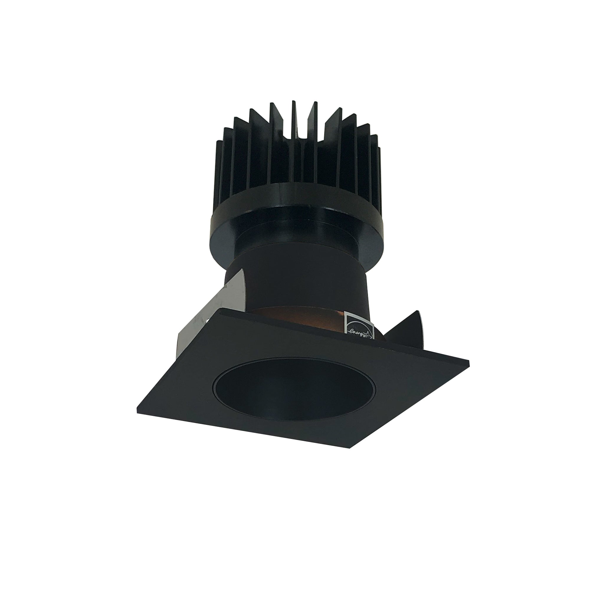 Nora Lighting NIOB-2SNDC40XBZ/HL - Recessed - 2 Inch Iolite LED Square Reflector with Round Aperture, 1500lm/2000lm/2500lm (varies by housing), 4000K, Bronze Reflector / Bronze Flange