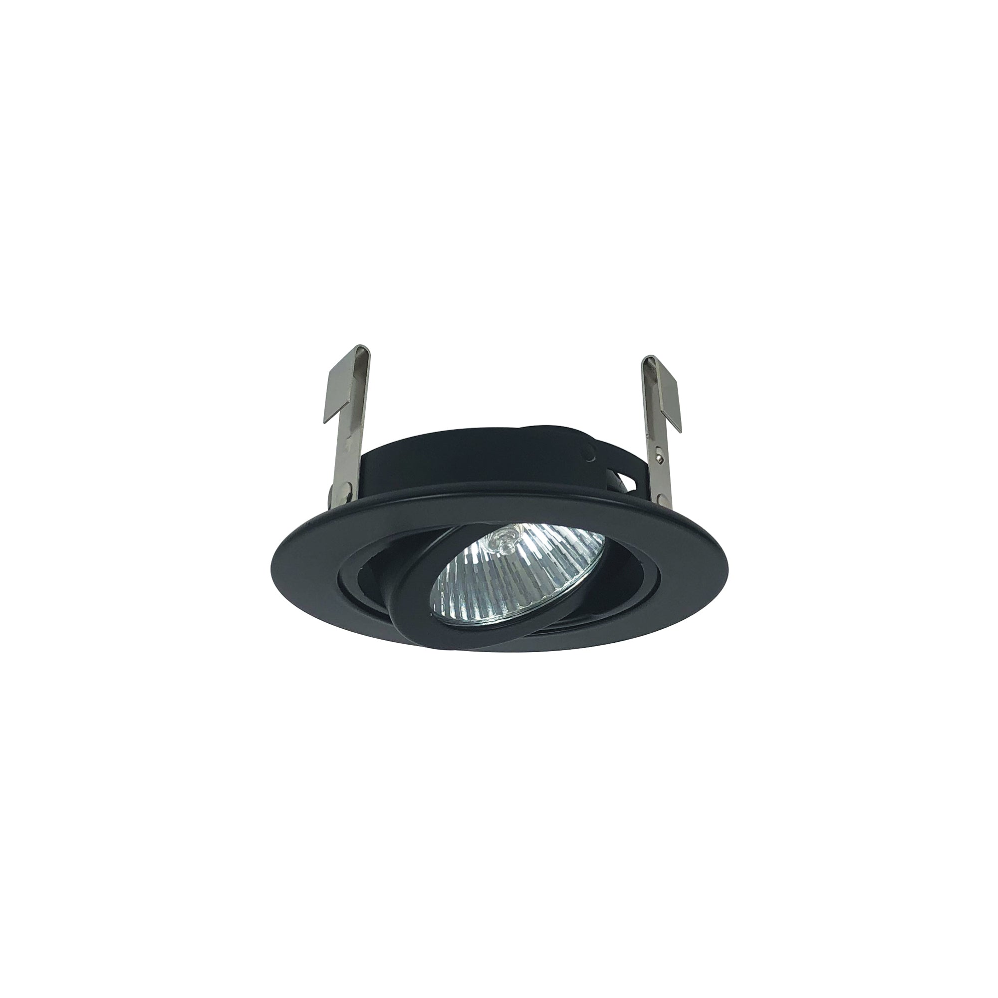 Nora Lighting NL-3365B - Recessed - 3 Inch Adjustable Gimbal with Metal Ring, Black