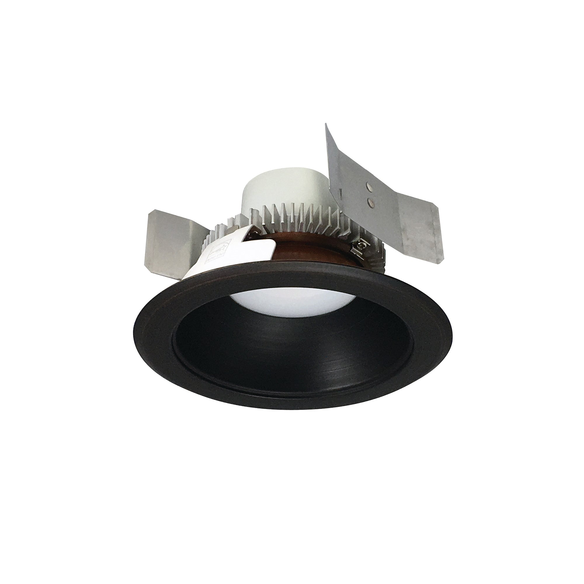 Nora Lighting NLCBC2-55127BZBZ/ALE4 - Recessed - 5 Inch Cobalt Click LED Retrofit, Round Reflector, 750lm / 10W, 2700K, Bronze Reflector / Bronze Flange, 120V-277V input; Triac / ELV / 0-10V dimming