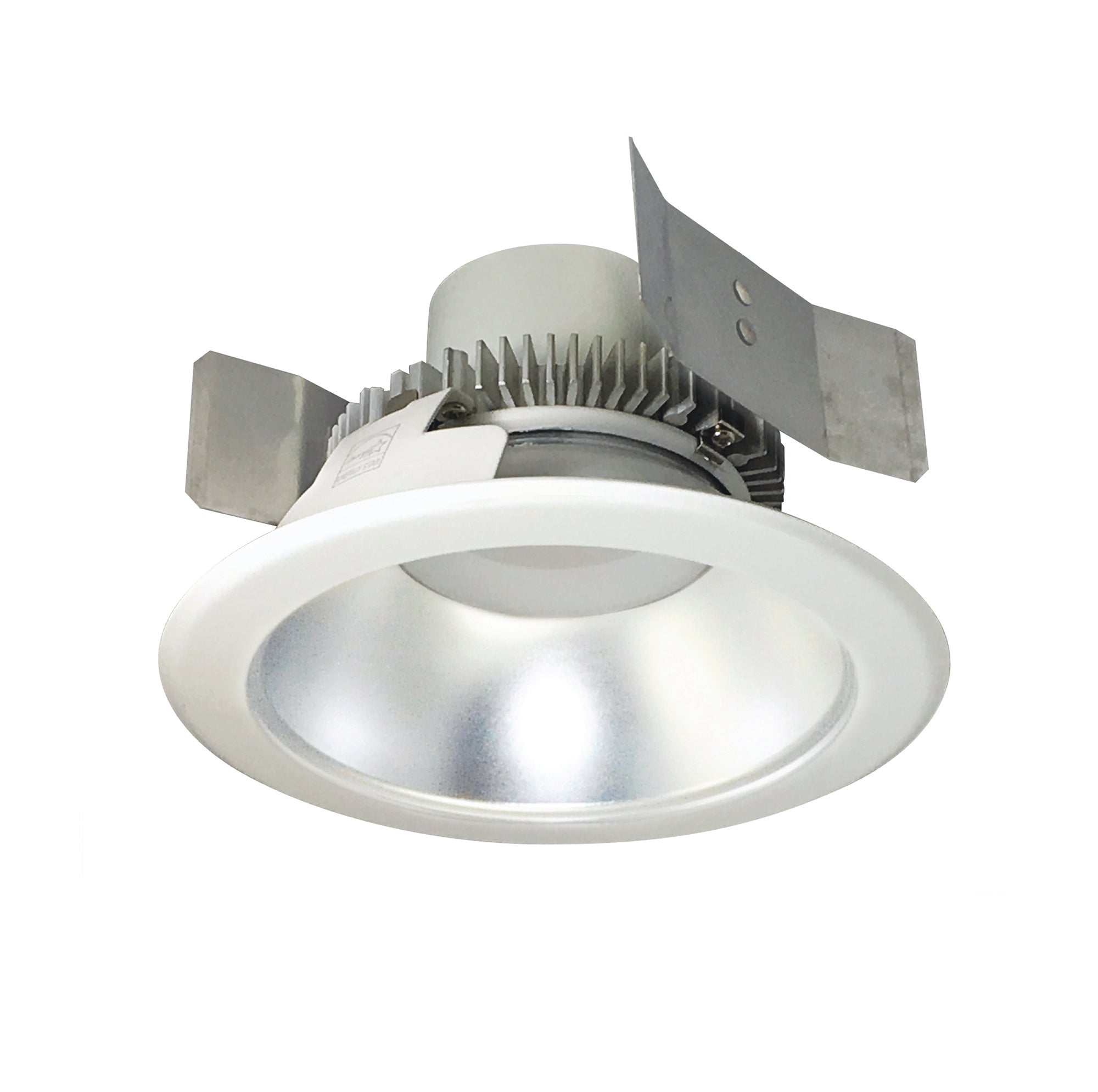 Nora Lighting NLCBC2-55127DW/ALE4 - Recessed - 5 Inch Cobalt Click LED Retrofit, Round Reflector, 750lm / 10W, 2700K, Diffused Clear Reflector / White Flange, 120V-277V input; Triac / ELV / 0-10V dimming
