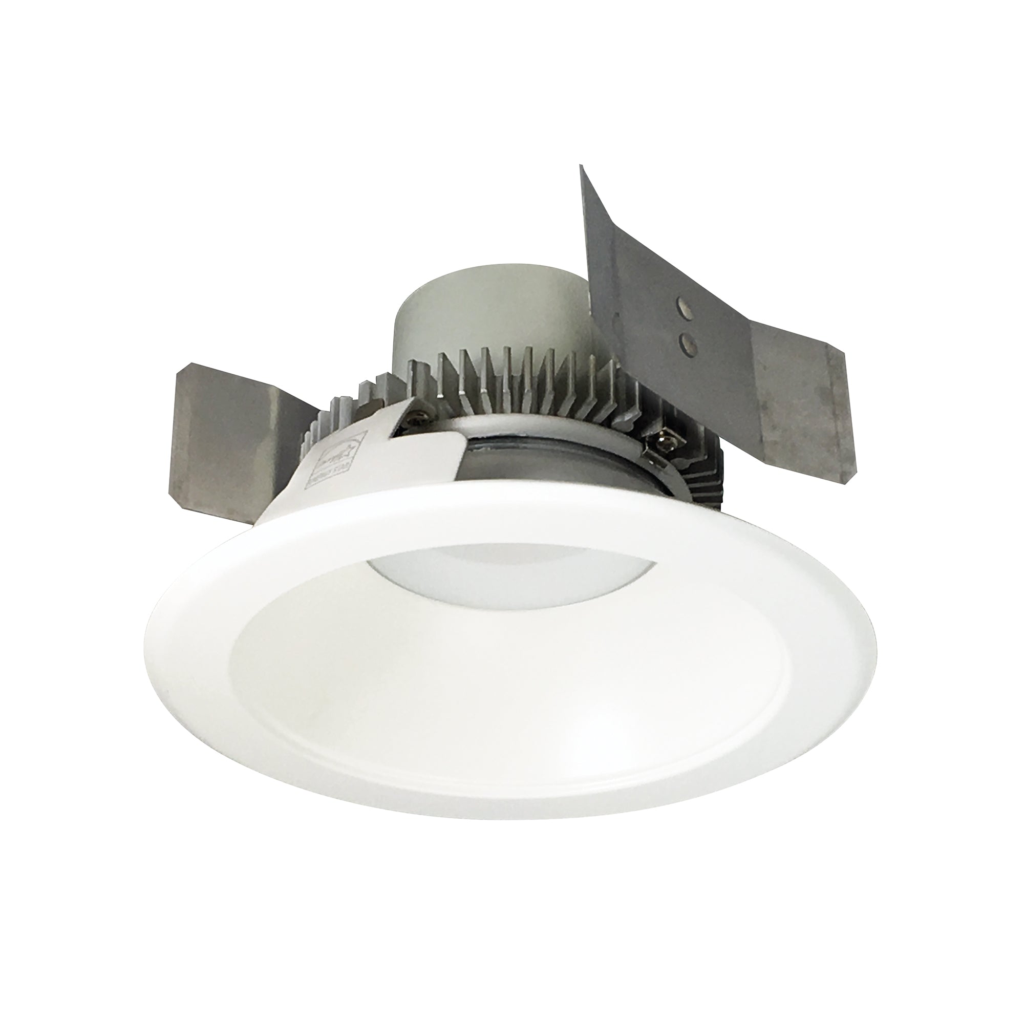 Nora Lighting NLCBC2-55130MPW/10LE4 - Recessed - 5 Inch Cobalt Click LED Retrofit, Round Reflector, 1000lm / 12W, 3000K, Matte Powder White Reflector / Matte Powder White Flange, 120V-277V input; Triac / ELV / 0-10V dimming