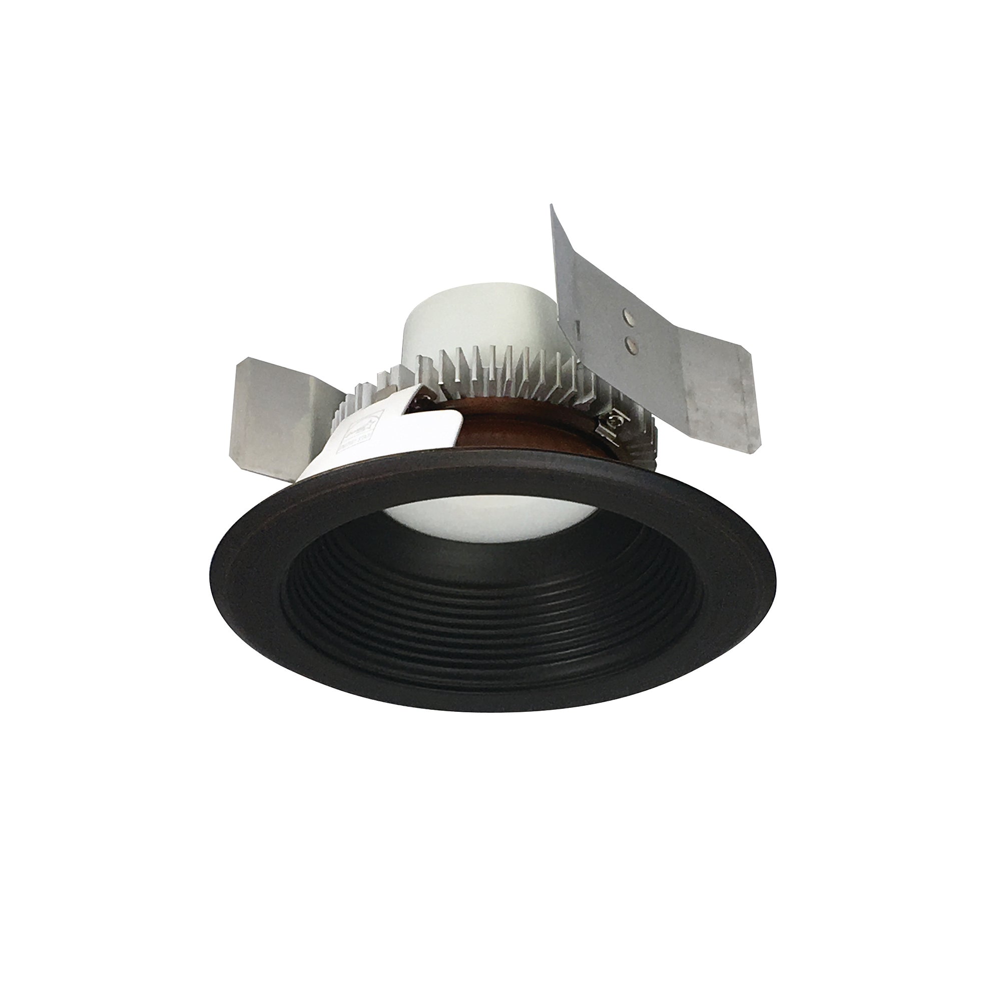 Nora Lighting NLCBC2-55240BZBZ/10LE4 - Recessed - 5 Inch Cobalt Click LED Retrofit, Baffle, 1000lm / 12W, 4000K, Bronze Baffle / Bronze Flange, 120V-277V input; Triac / ELV / 0-10V dimming