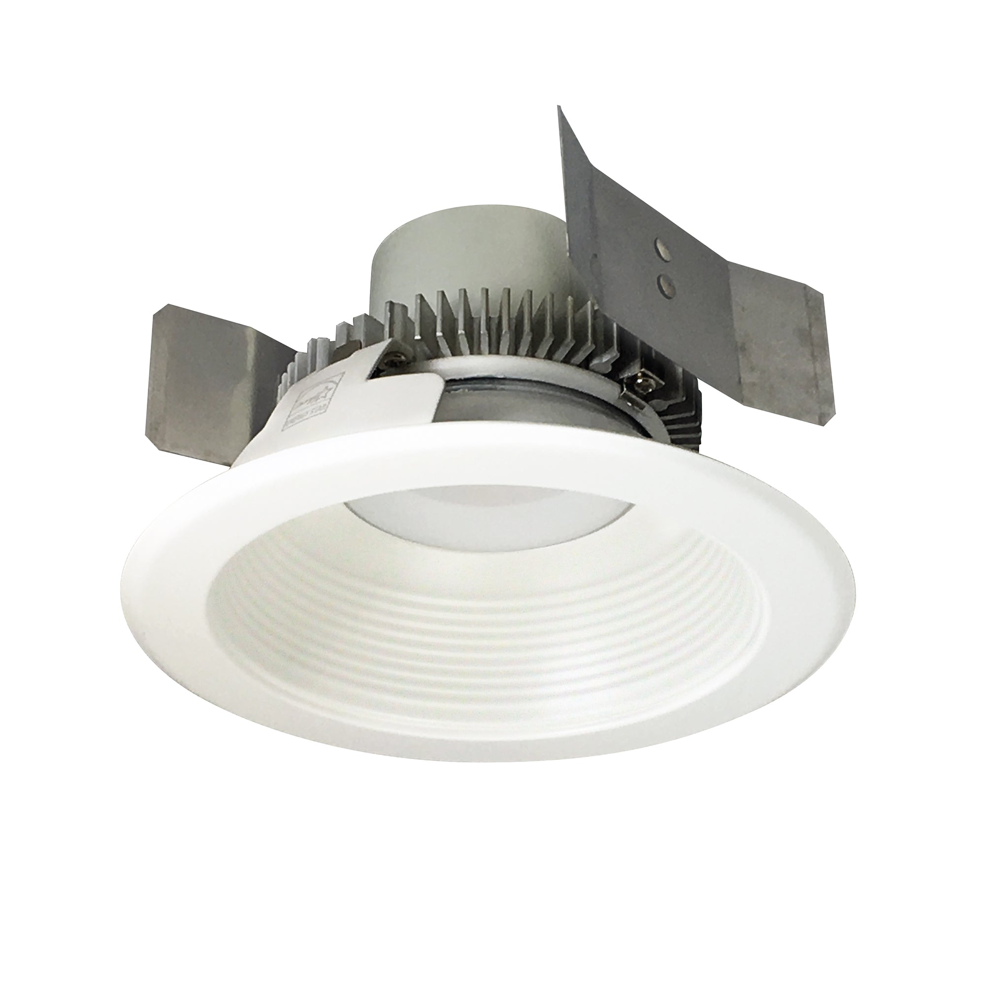 Nora Lighting NLCBC2-55240MPW/A - Recessed - 5 Inch Cobalt Click LED Retrofit, Baffle, 750lm / 10W, 4000K, Matte Powder White Baffle / Matte Powder White Flange