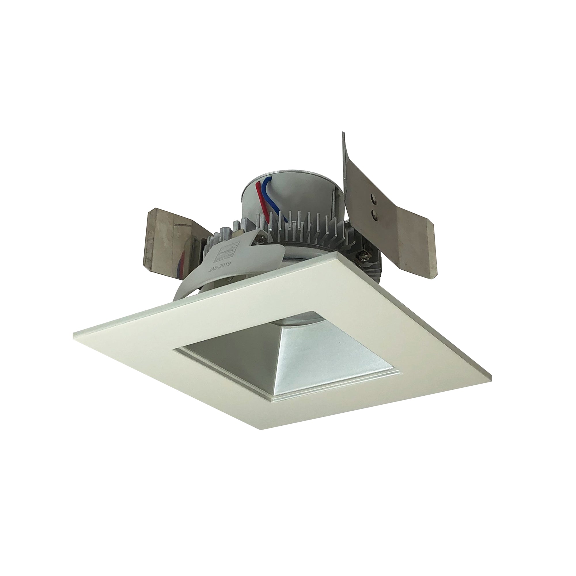 Nora Lighting NLCBC2-556CDHZW/A - Recessed - 5 Inch Cobalt Click LED Retrofit, Square Reflector, 750lm / 10W, Comfort Dim, Haze Reflector / White Flange