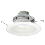 Nora Lighting NLCBC2-65230WW/A - Recessed - 6 Inch Cobalt Click LED Retrofit, Baffle, 750lm / 10W, 3000K, White Baffle / White Flange