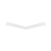 Nora Lighting NLINSW-L334W - Linear -  InchL Inch Shaped L-Line LED Direct Linear w/ Selectable Wattage & CCT, White Finish