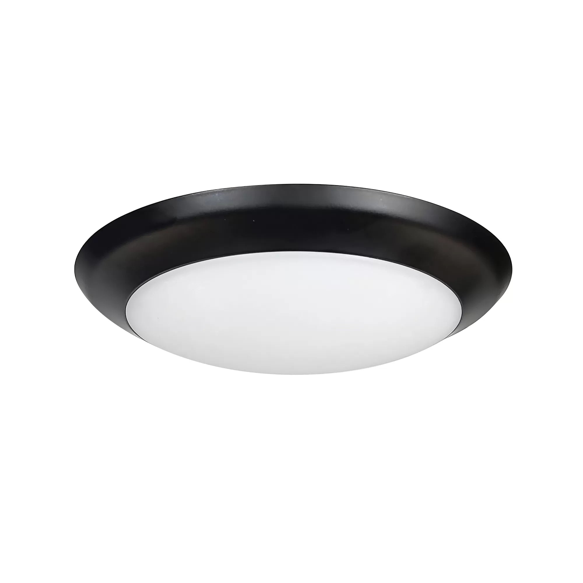 Nora NLOPAC2-R6509T2430B 6 Inch AC Opal 2 - LED Surface Mount, Up to 1100lm 3000K - Black