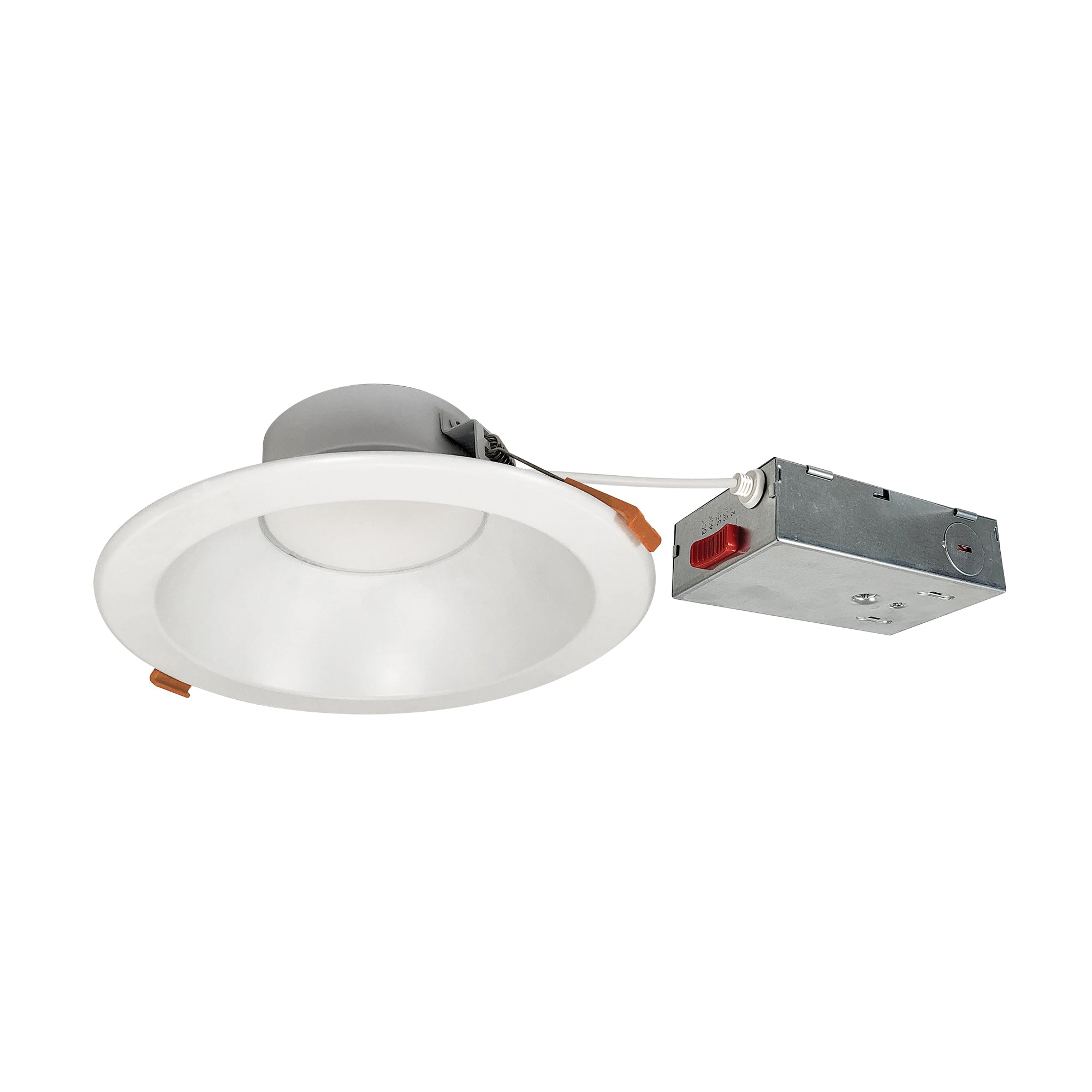 Nora Lighting NLTH-61TW-MPWLE4 - Recessed - 6 Inch Theia LED Downlight with Selectable CCT, 120-277V 0-10V, Matte Powder White Finish