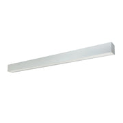 Nora Lighting NLUD-4334A/EM - Linear - 4' L-Line LED Indirect/Direct Linear, 6152lm / Selectable CCT, Aluminum Finish, with EM