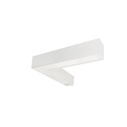 Nora Lighting NLUD-L334W/OS - Linear -  InchL Inch Shaped L-Line LED Indirect/Direct Linear, 3781lm / Selectable CCT, White Finish, with Motion Sensor