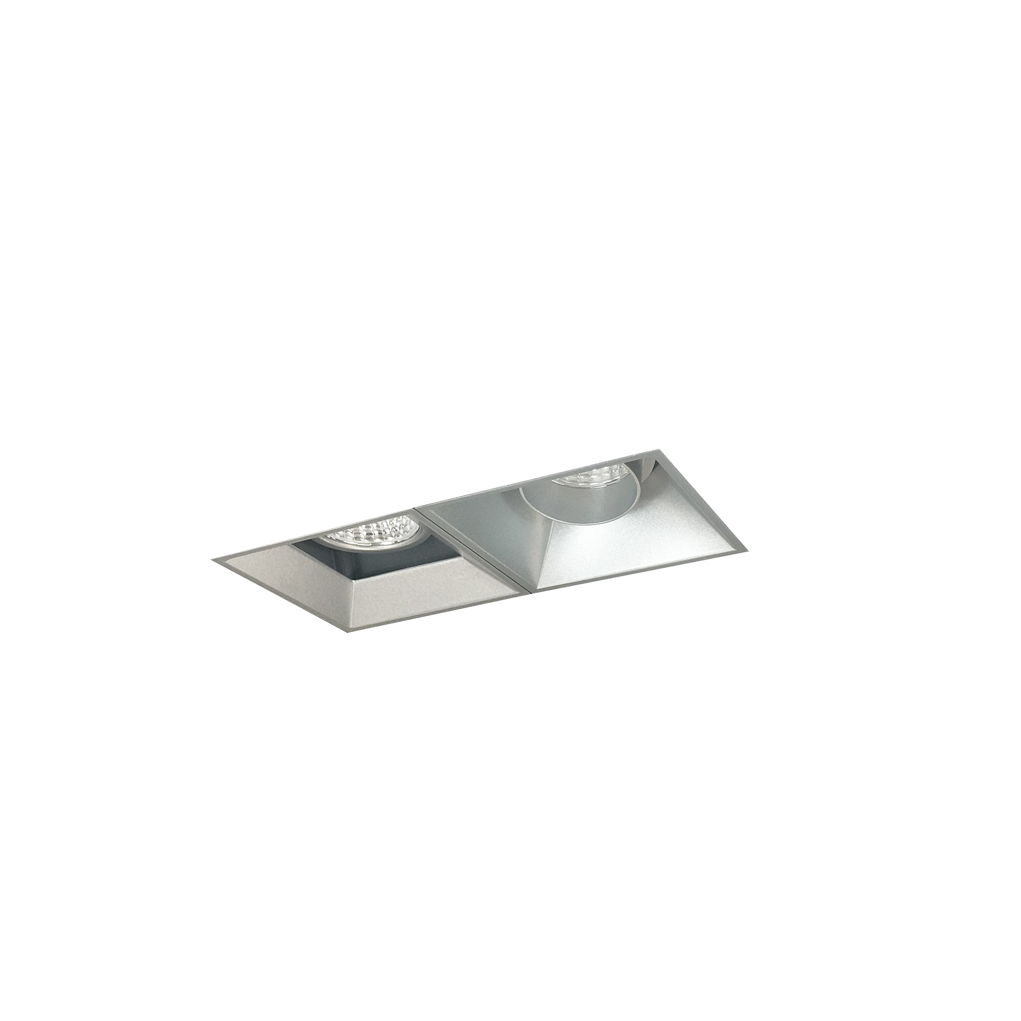 Nora Lighting NMIOTL-12-NF-AF-40X-10-HZ - Recessed - Iolite MLS 2-Head Trimless Reflector Kit, 4000K, 1000lm, Haze Adj. Snoot/Fixed Downlt. Trims