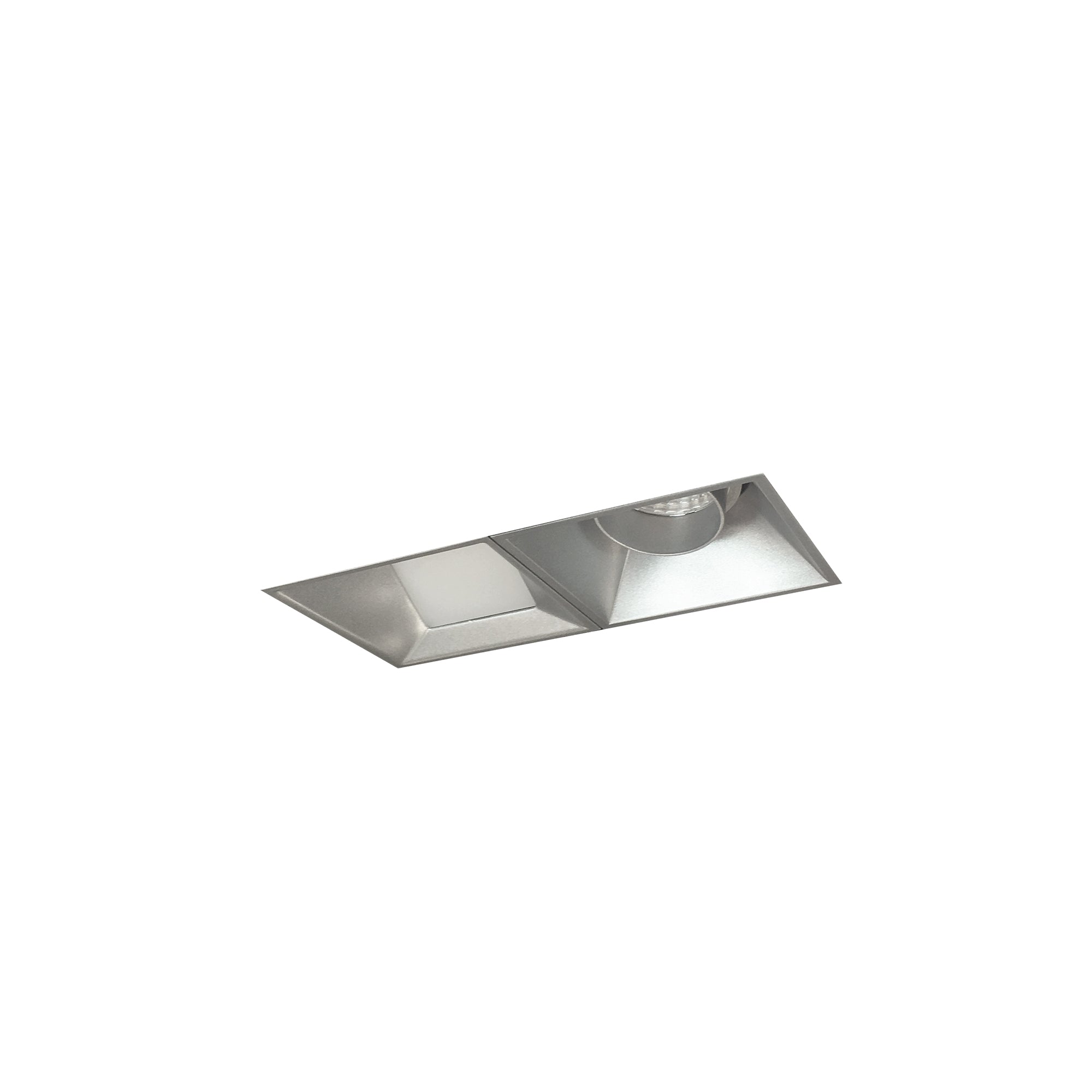 Nora Lighting NMIOTL-12-NF-AW-35X-10-HZ - Recessed - Iolite MLS 2-Head Trimless Reflector Kit, 3500K, 1000lm, Haze Adj. Snoot/Wall Wash Trims