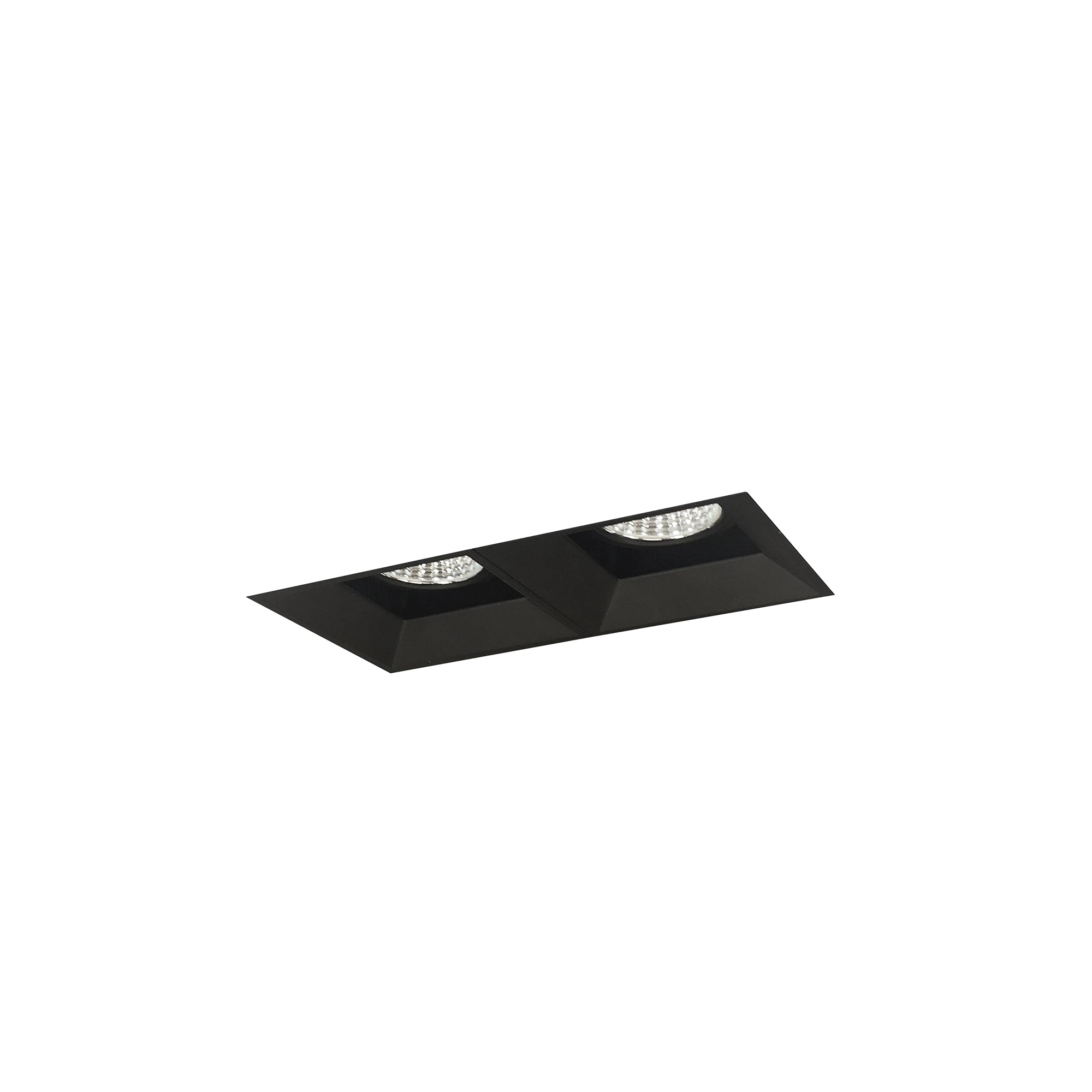 Nora Lighting NMIOTL-12-NF-FF-40X-10-B - Recessed - Iolite MLS 2-Head Trimless Reflector Kit, 4000K, 1000lm, Black Fixed Downlt. Trims