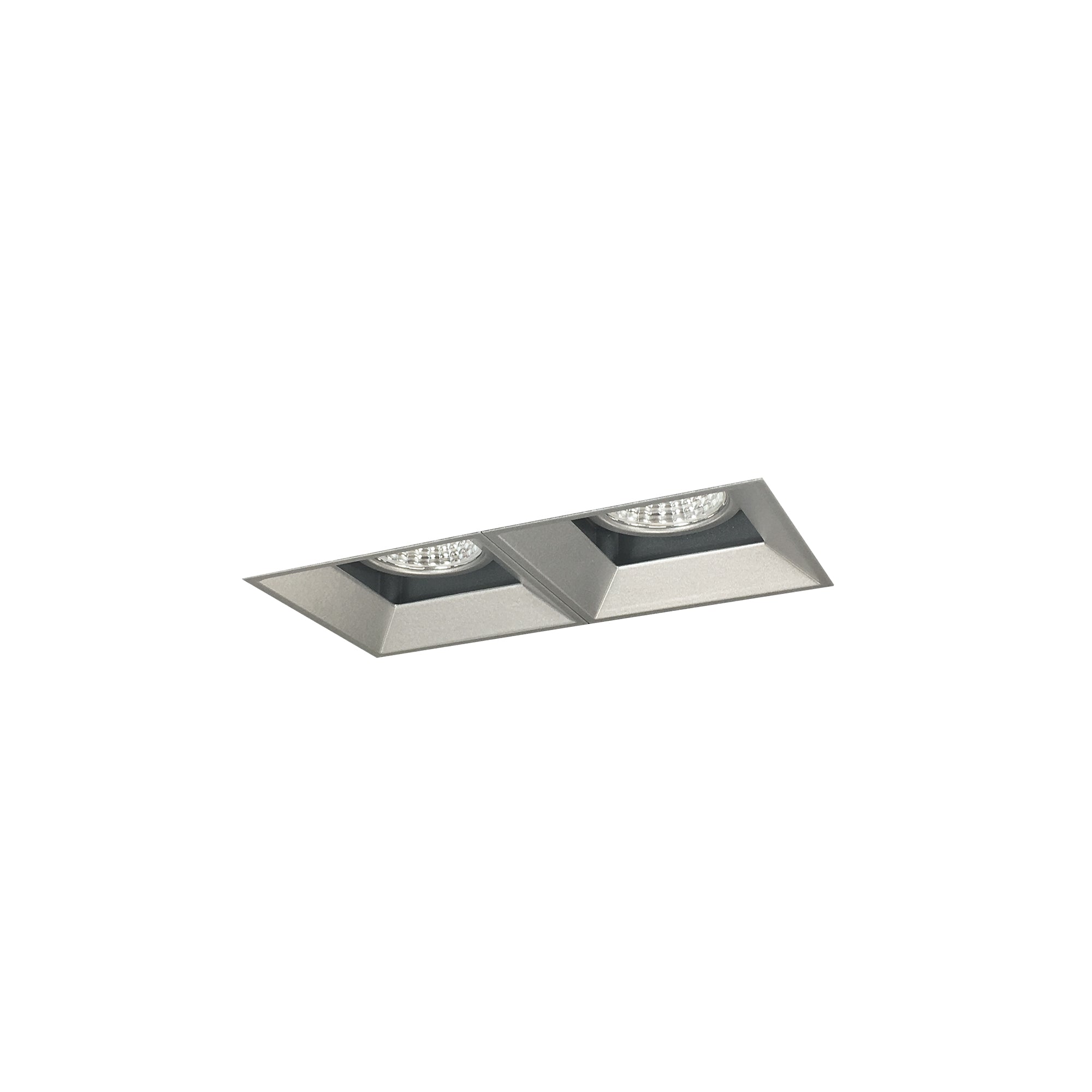 Nora Lighting NMIOTL-12-NF-FF-50X-10-HZ - Recessed - Iolite MLS 2-Head Trimless Reflector Kit, 5000K, 1000lm, Haze Fixed Downlt. Trims