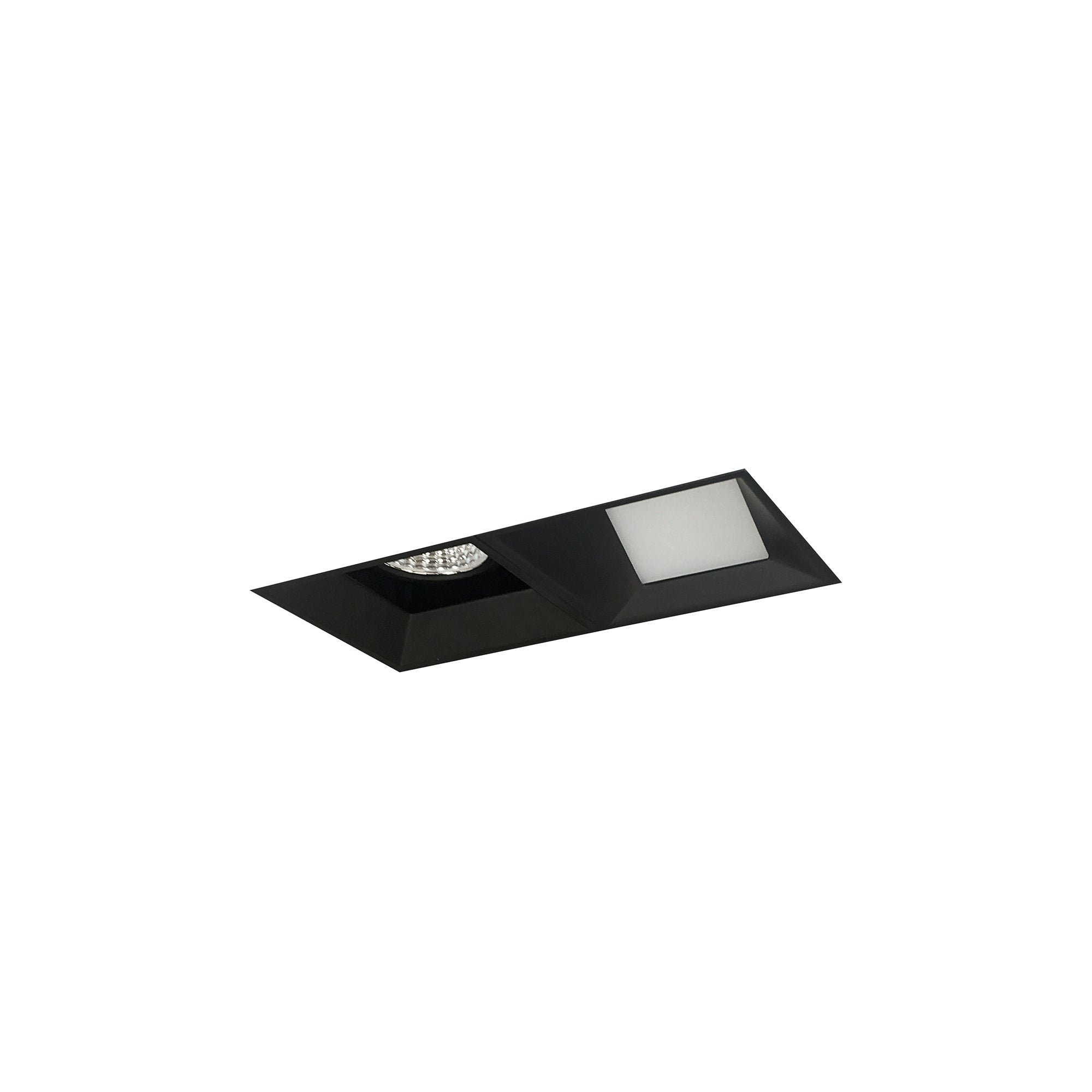 Nora Lighting NMIOTL-12-NF-FW-27X-10-B - Recessed - Iolite MLS 2-Head Trimless Reflector Kit, 2700K, 1000lm, Black Fixed Downlt./Wall Wash Trims