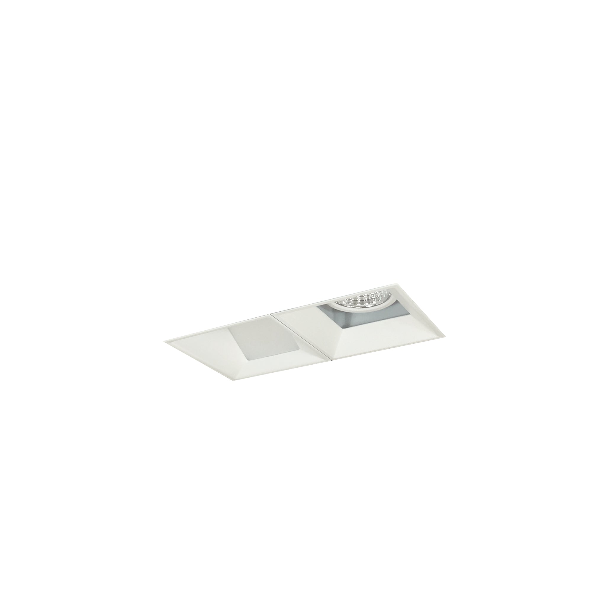Nora Lighting NMIOTL-12-NF-FW-CDX-10-MPW - Recessed - Iolite MLS 2-Head Trimless Reflector Kit, Comfort Dim, 800lm, MPW Fixed Downlt./Wall Wash Trims