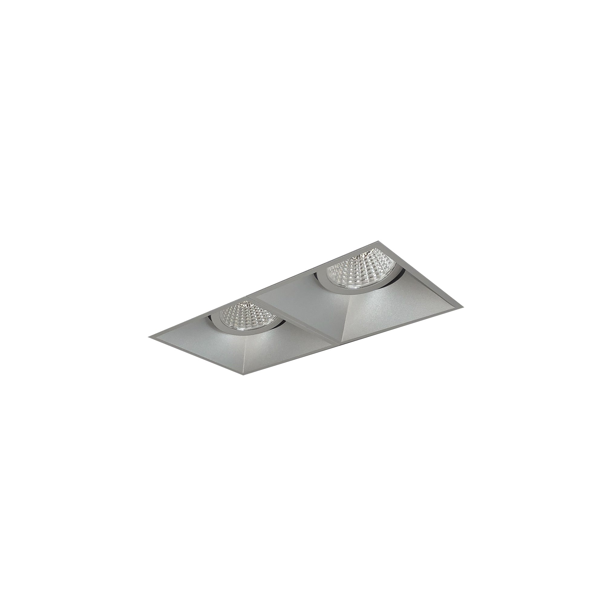 Nora Lighting NMIOTL-12-NF-GG-CDX-10-HZ - Recessed - Iolite MLS 2-Head Trimless Reflector Kit, Comfort Dim, 800lm, Haze Adj. Gimbal Trims