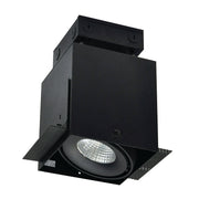 Nora Lighting NMRTLG-11D6L1930SB - Recessed - LED Trimless 1-Head MLS Housing, 30W / 2100lm per Head, 3000K, 16-Degrees Spot, Black, 120-277V 0-10V Dimming