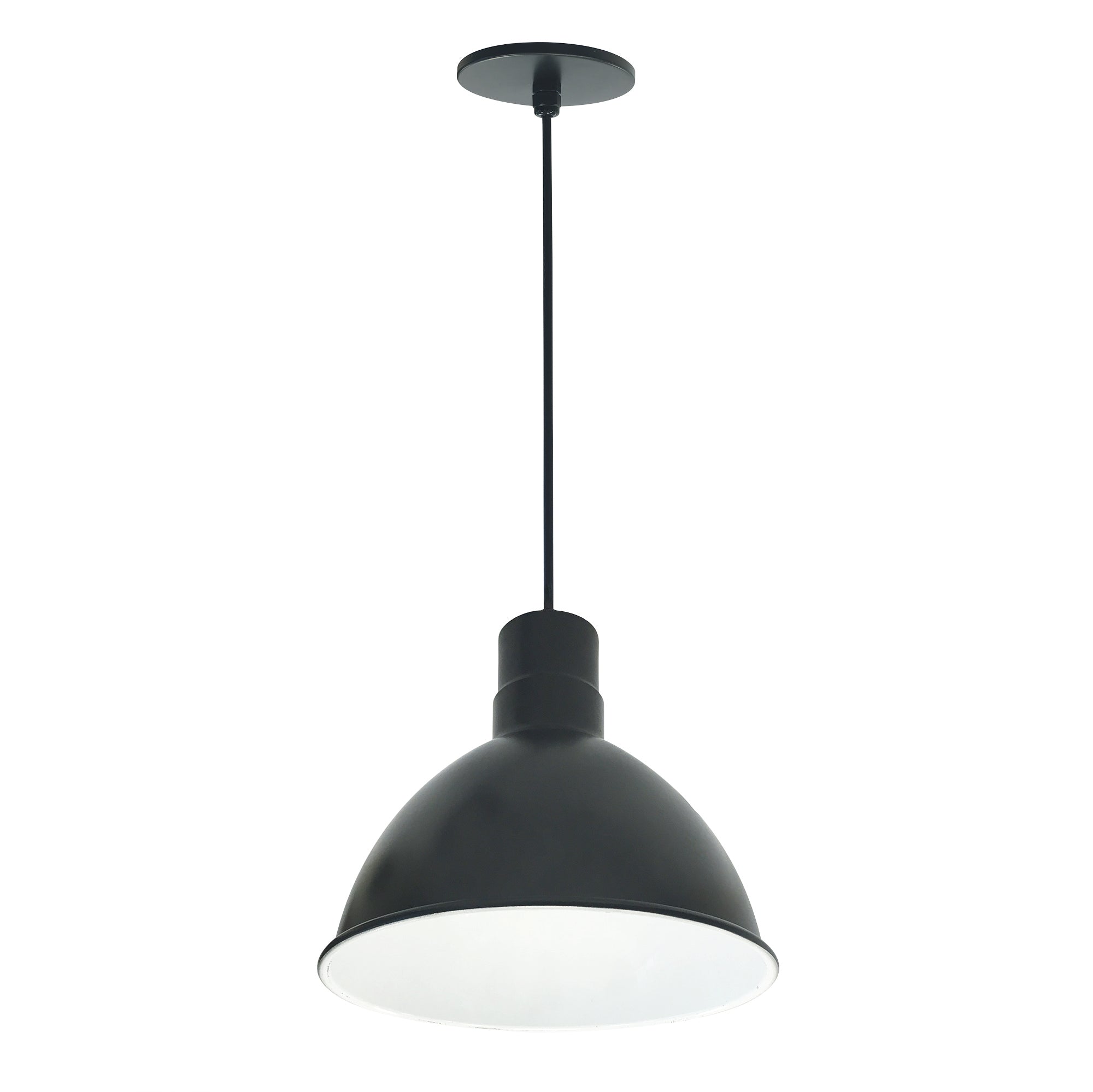 Nora Lighting NRLM-10C3035BWLE4 - Recessed - 10 Inch RLM LED Shade, 3000lm, 3500K, Black/White, 120V 0-10V/Triac/ELV & 277V 0-10V Dimming