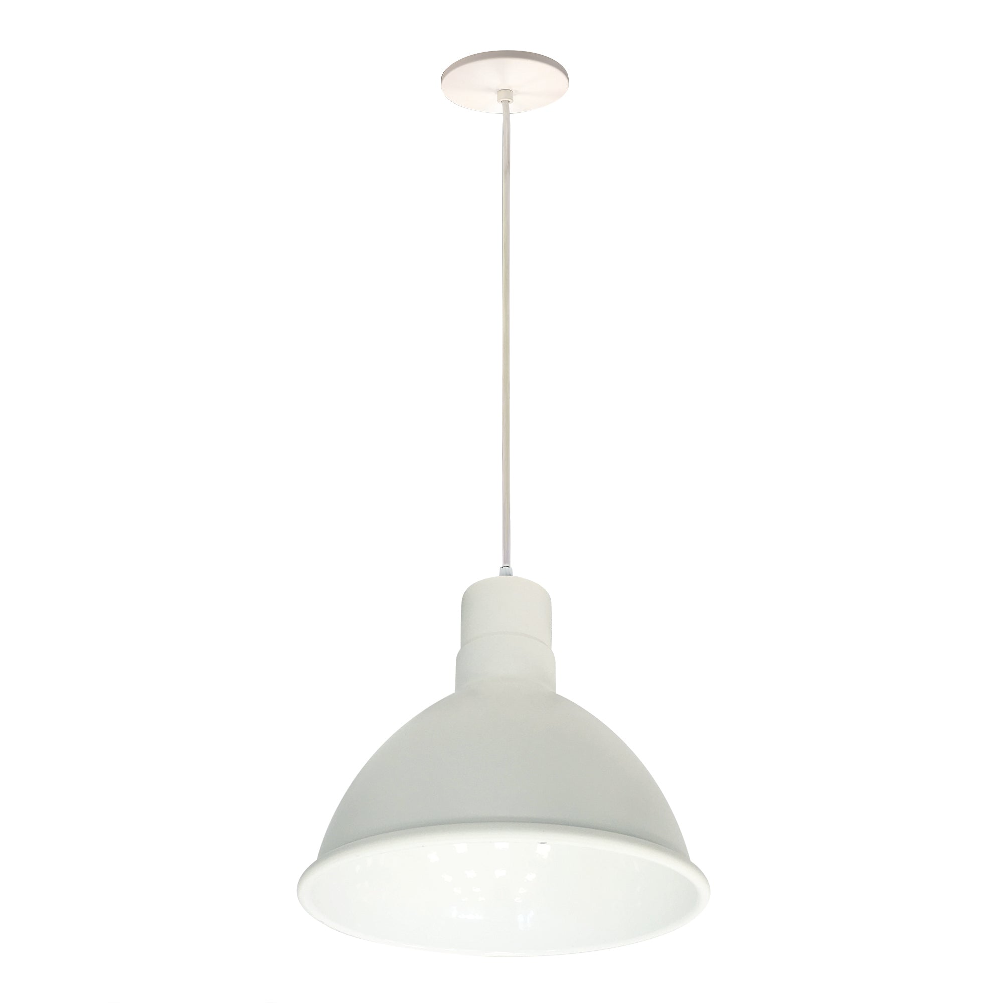 Nora Lighting NRLM-10C2035WWLE4 - Recessed - 10 Inch RLM LED Shade, 2000lm, 3500K, White, 120V 0-10V/Triac/ELV & 277V 0-10V Dimming