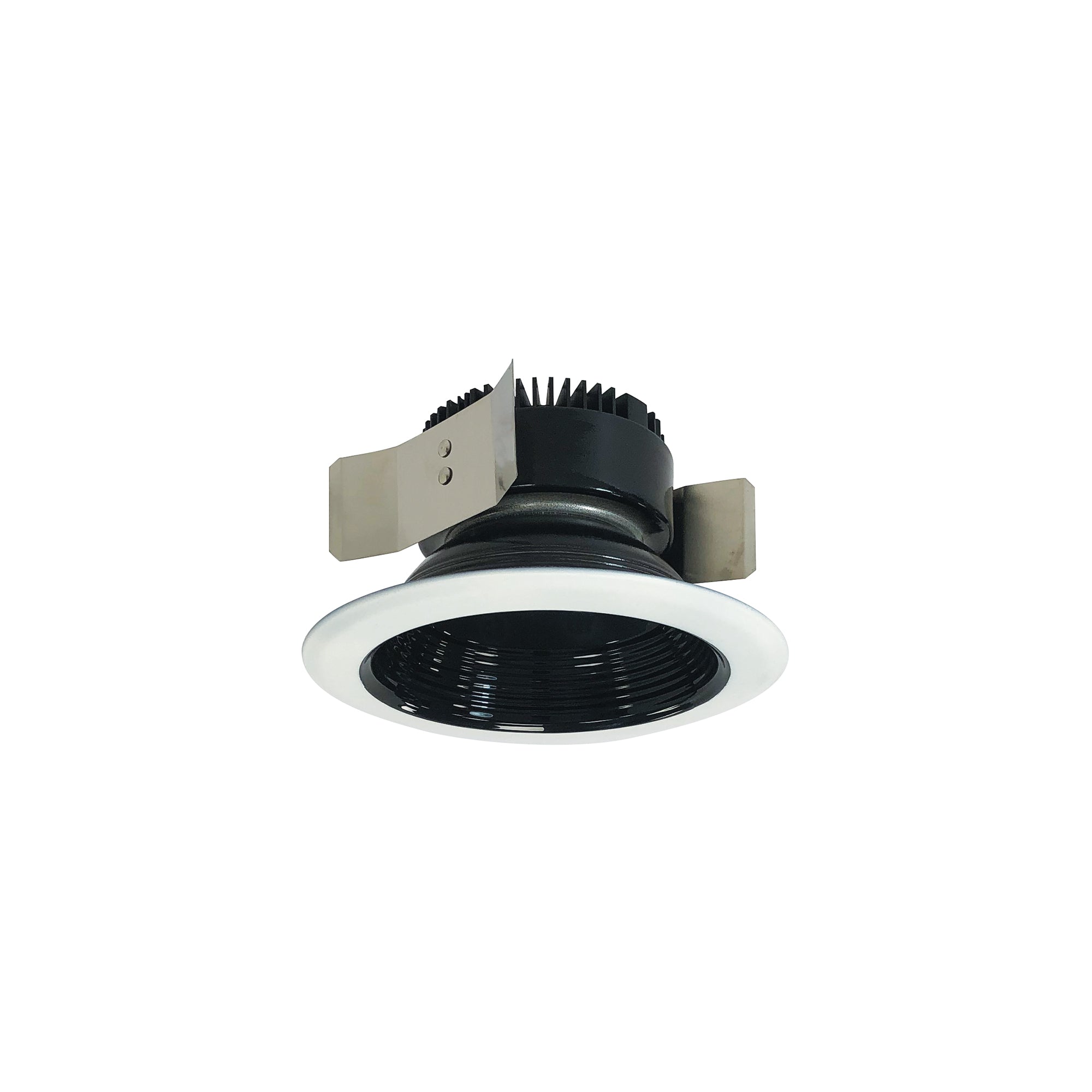 Nora Lighting NRM2-512L0940FBW - Recessed - 5 Inch Marquise II Trim, 900lm, 4000K, Flood Baffle, Black/White