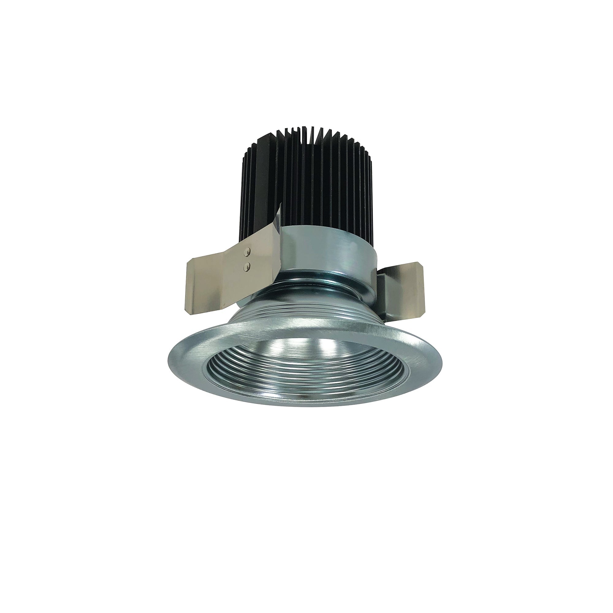 Nora Lighting NRM2-512L2535SNN - Recessed - 5 Inch Marquise II Round Baffle Trim, 33-Degrees Spot, 2500lm, 3500K, Natural Metal