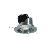Nora Lighting NRM2-517L2535MNN - Recessed - 5 Inch Marquise II Round Regressed Adj. Baffle Trim, 55-Degrees Narrow Flood, 2500lm, 3500K, Natural Metal (Not Compatible with NHRM2-525 Housing)