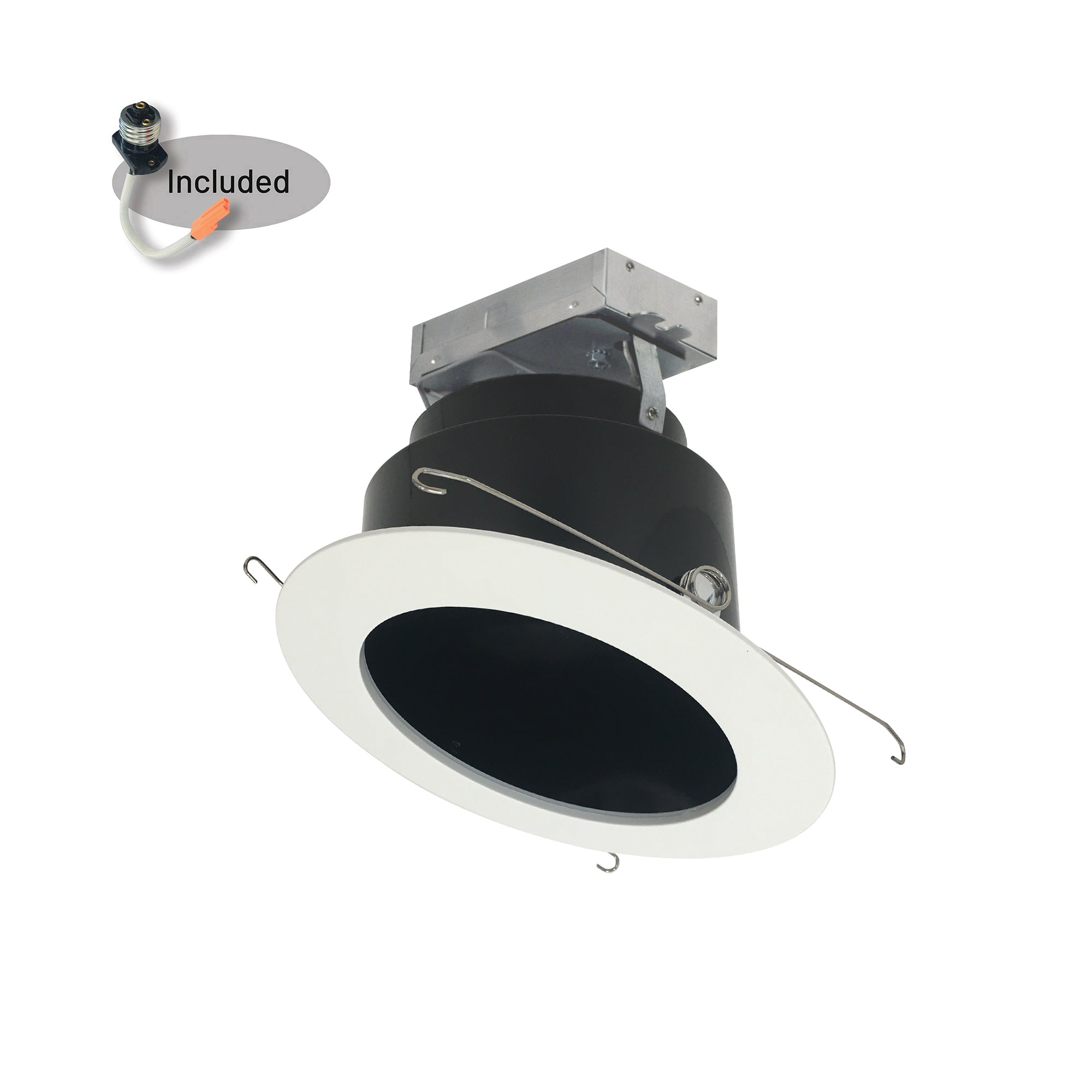 Nora Lighting NRMC-6S12L8535B - Recessed - 6 Inch RETRO MARQ SLOPE ADJ BAF LE