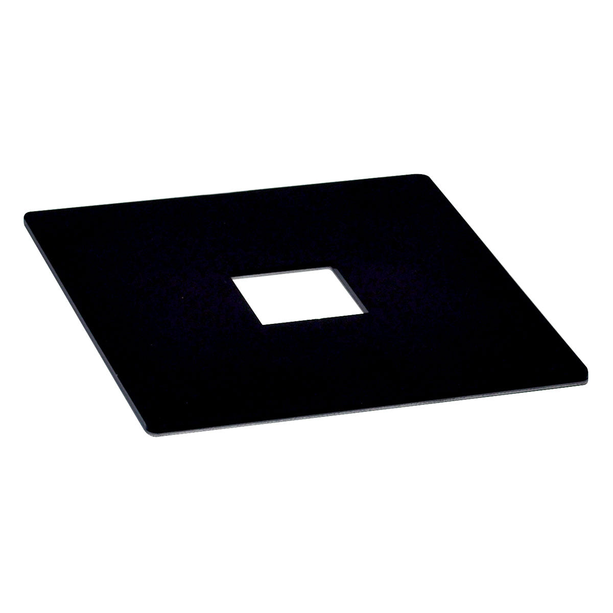 Nora Lighting NT-320B - Track - Outlet Box Cover, Black