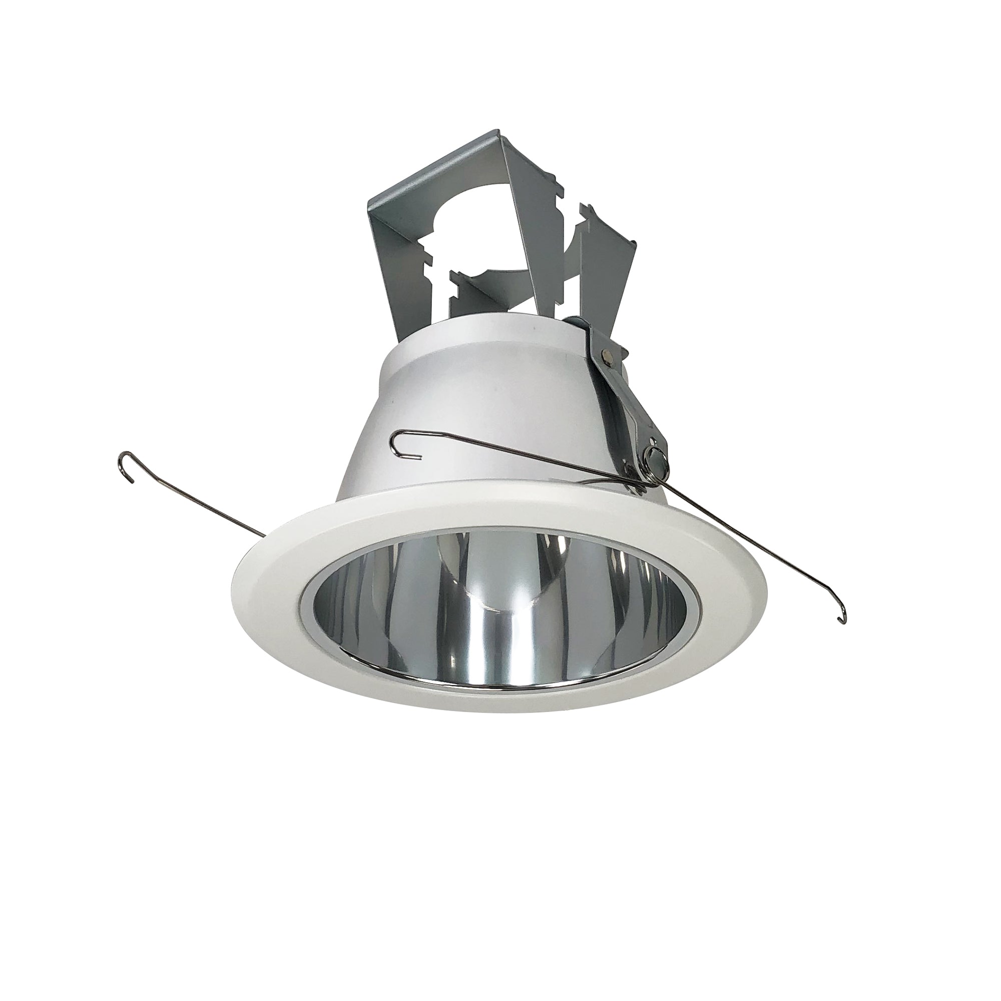 Nora Lighting NT-5020C - Recessed - 5 Inch Specular Reflector w/ Metal Ring, Chrome/White
