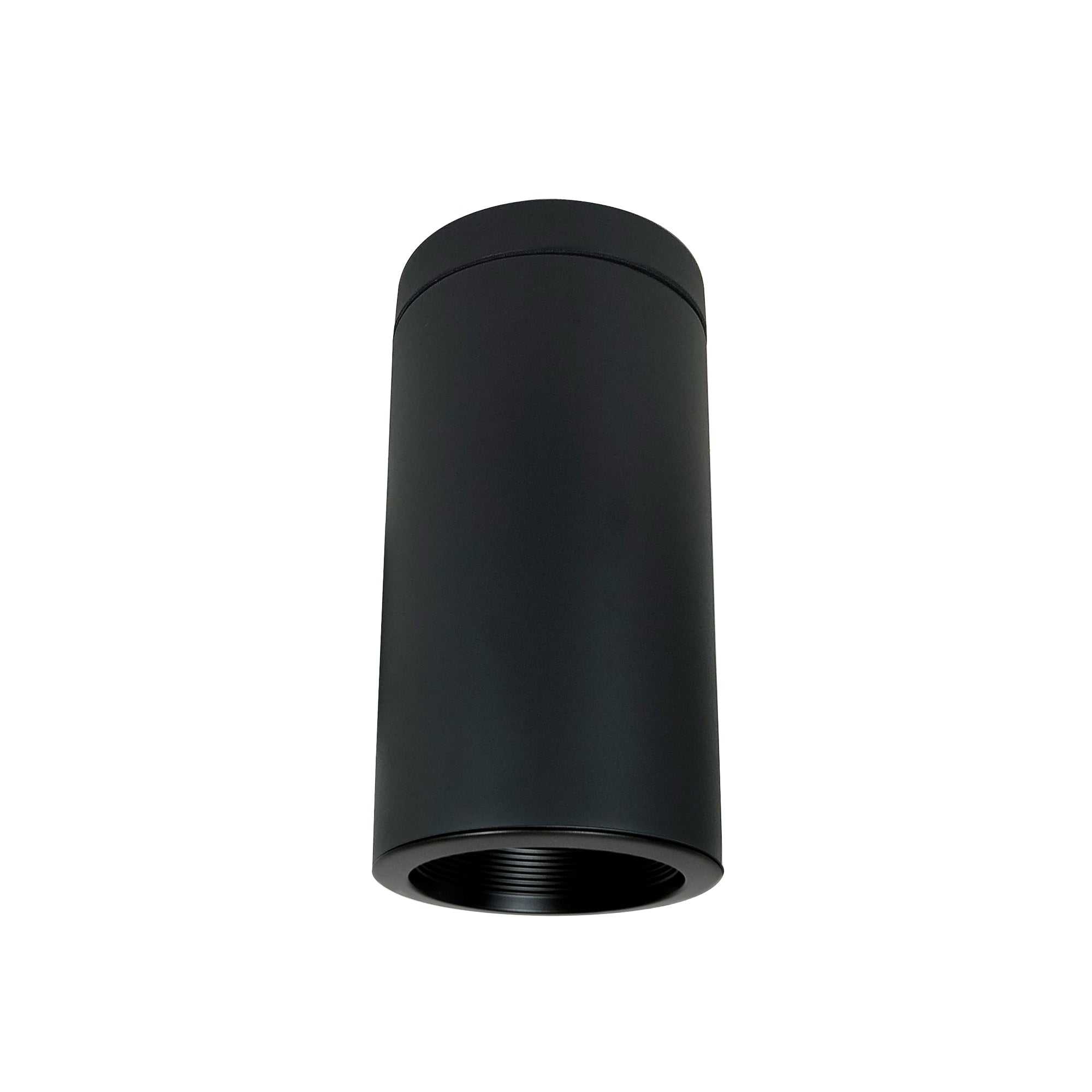 Nora Lighting NYLI-6SL201BBB - Cylinder - 6 Inch Cylinder, Black, Surface Mount, 20W Med Base LED, Ref., Black