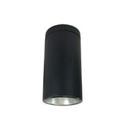 Nora Lighting NYLS2-6S35140MDBB6 - Cylinder - 6 Inch CYL SURFACE 3500L 40K REF. MED FLOOD. DIFF/BLK FLANGE 120-277V 0-10V BLK CYL